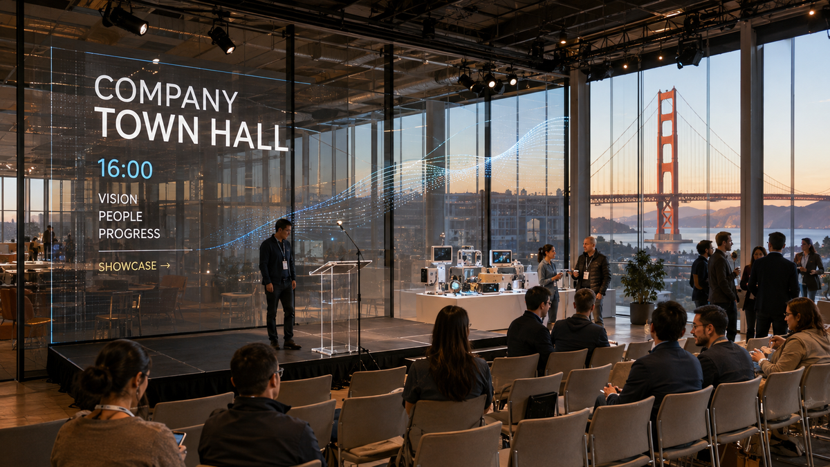 Town halls & showcases