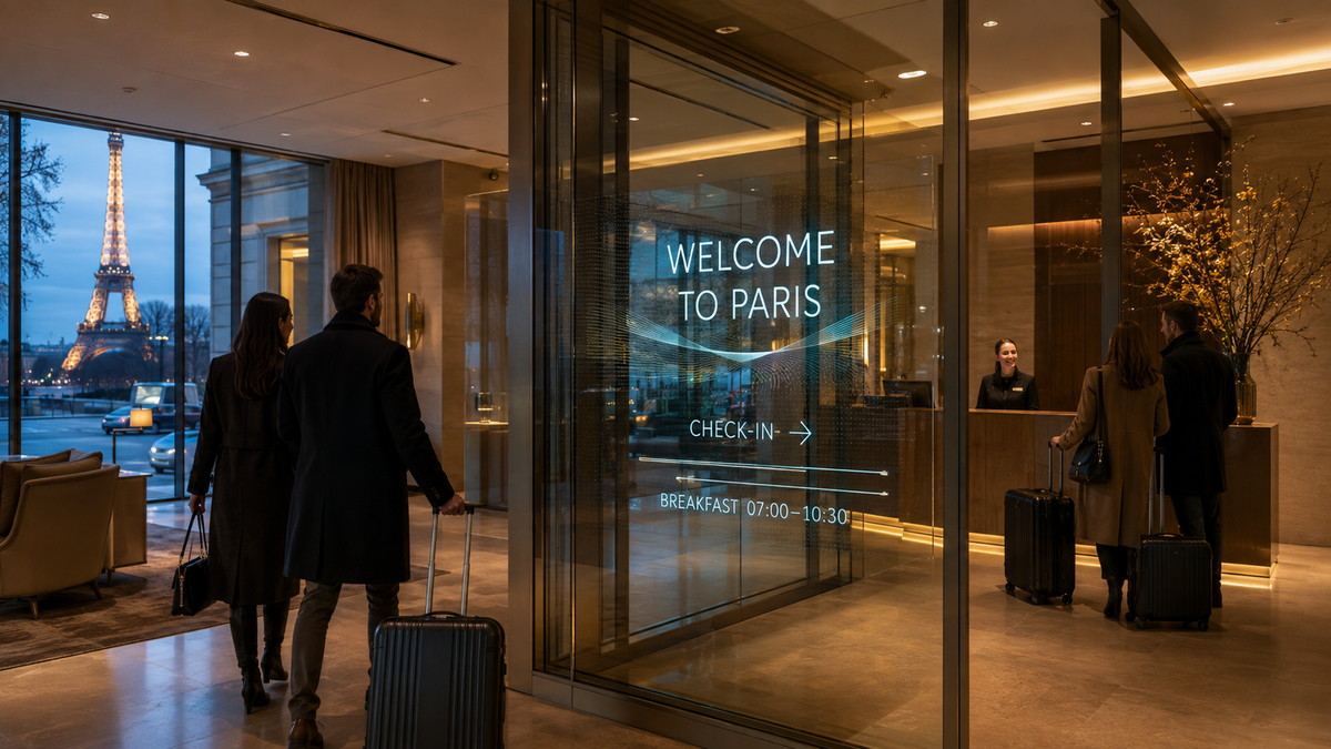 Lobby welcome