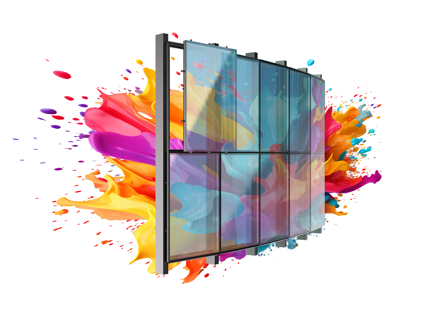 ClearSignal Curtain Wall Display
