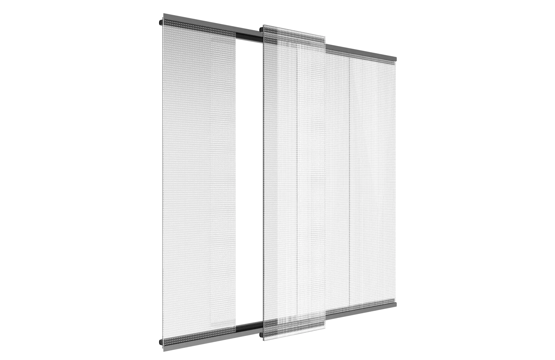 Alternate transparent commercial window display configuration