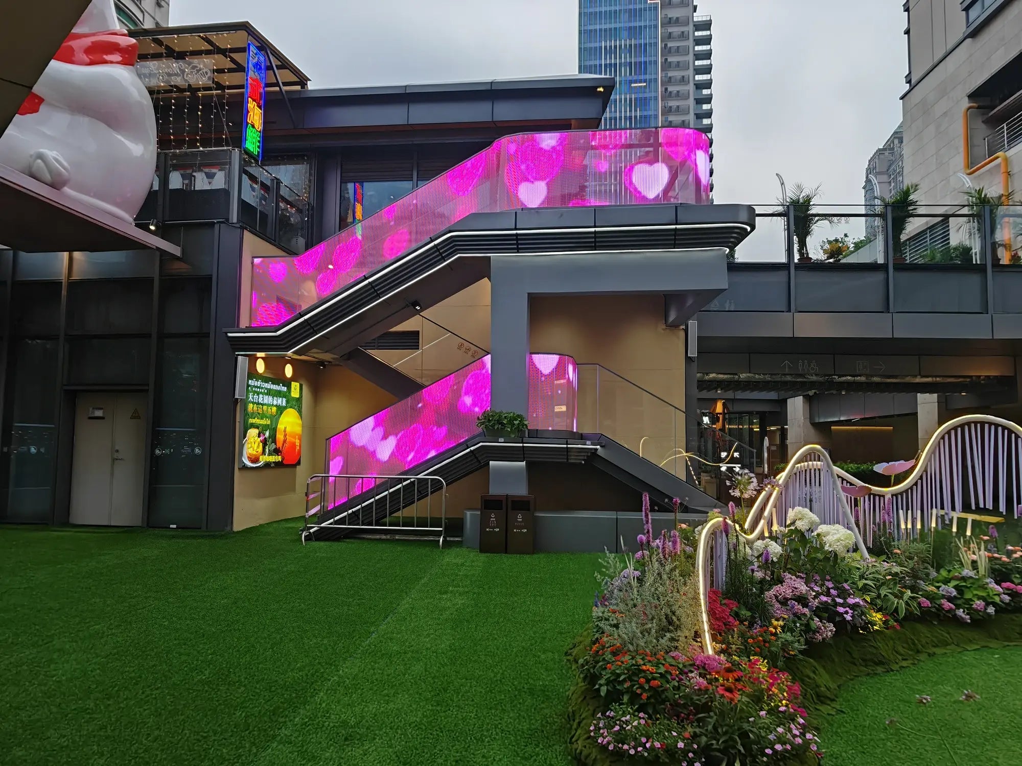 Transparent display technology, proven in the built environment.